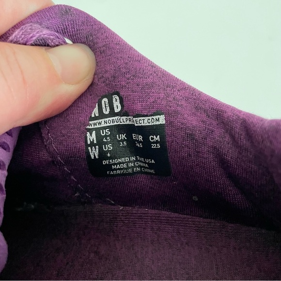 NoBull Project Unisex Shoes Purple Heather Trainer Size 6 Women's - Picture 7 of 7